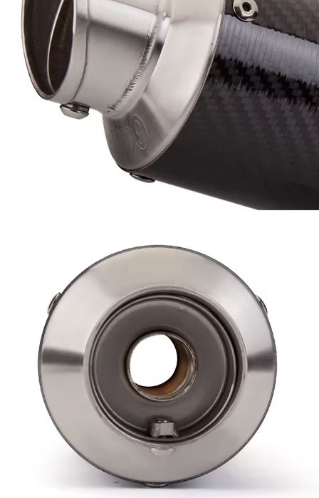 Evacuari moto carbon Sc Project/ Leovince 51mm/ toba moto racing