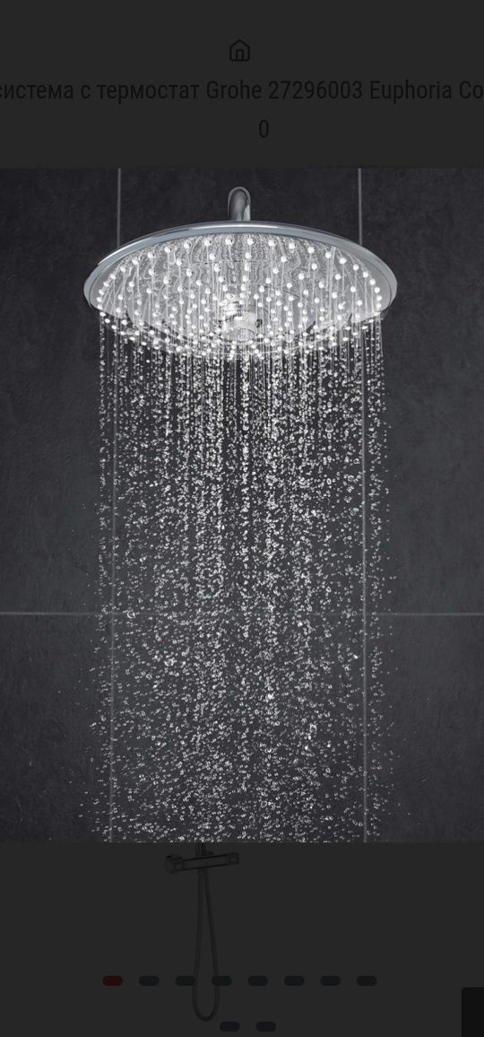 Душ GROHE с термостат