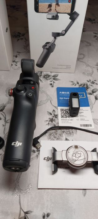 Stabilizator:Dji osmo mobil 7 Mikrafon:dji mic mini