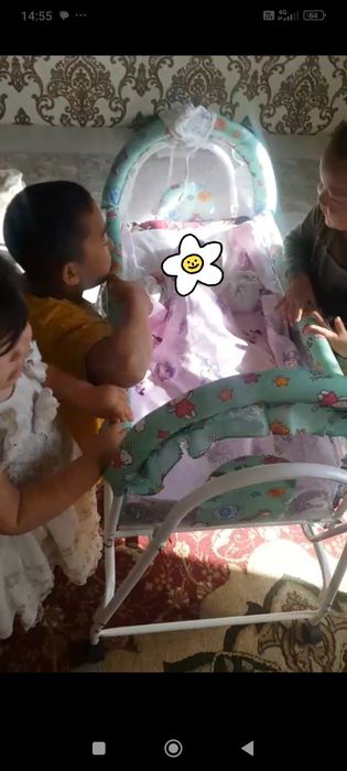 Детская люлька кровать кочеля