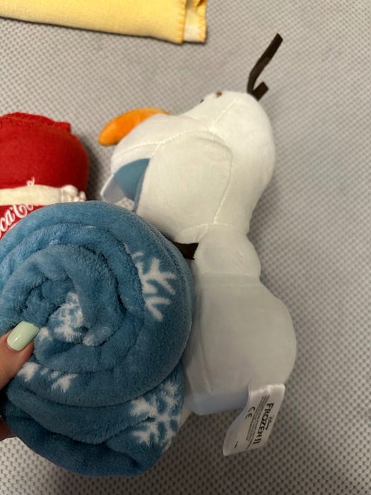 Детски одеала с плюшена играчка