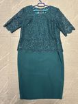 Rochie eleganta saten cu dantela pt nunti