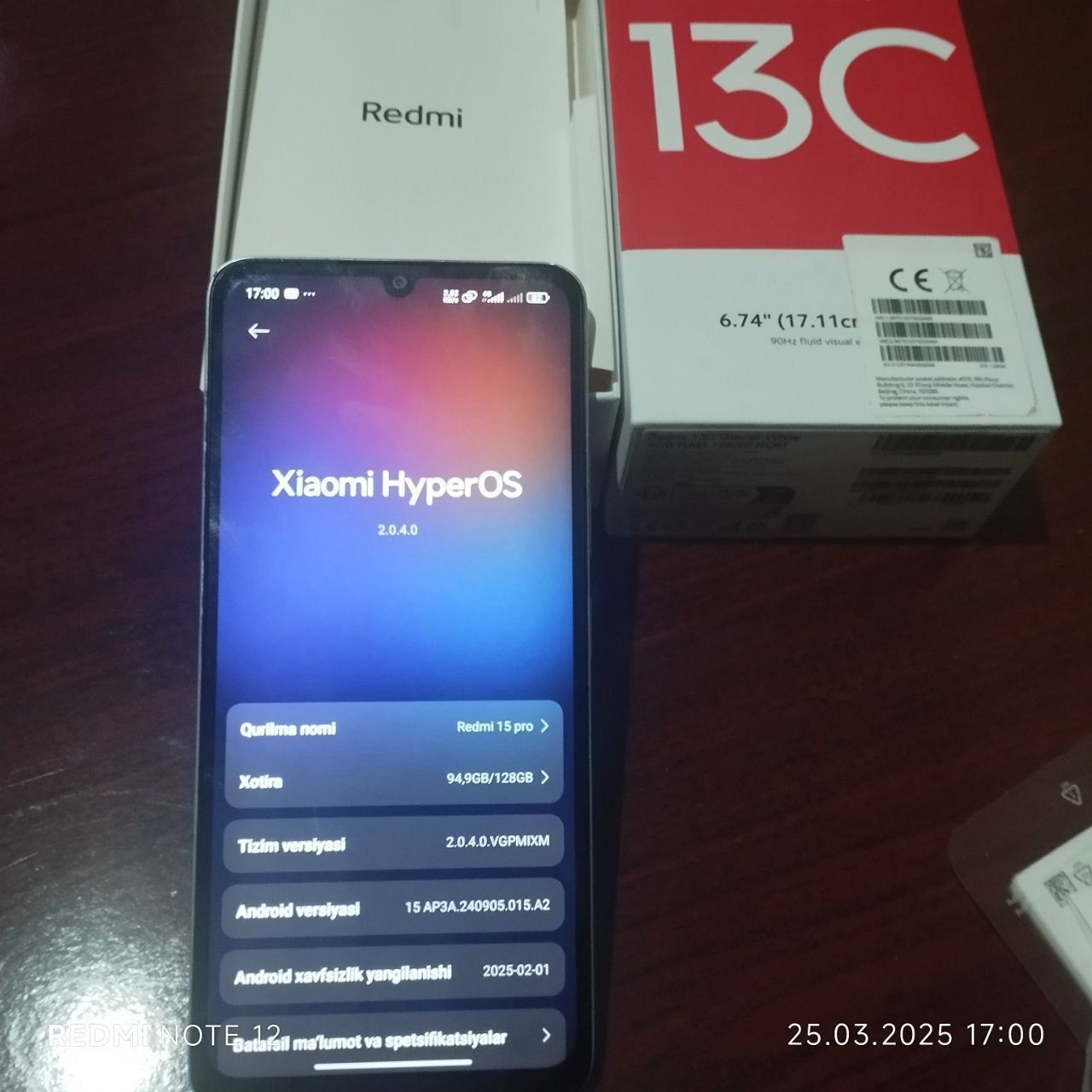 Redmi 13C ishlashi yaxshi