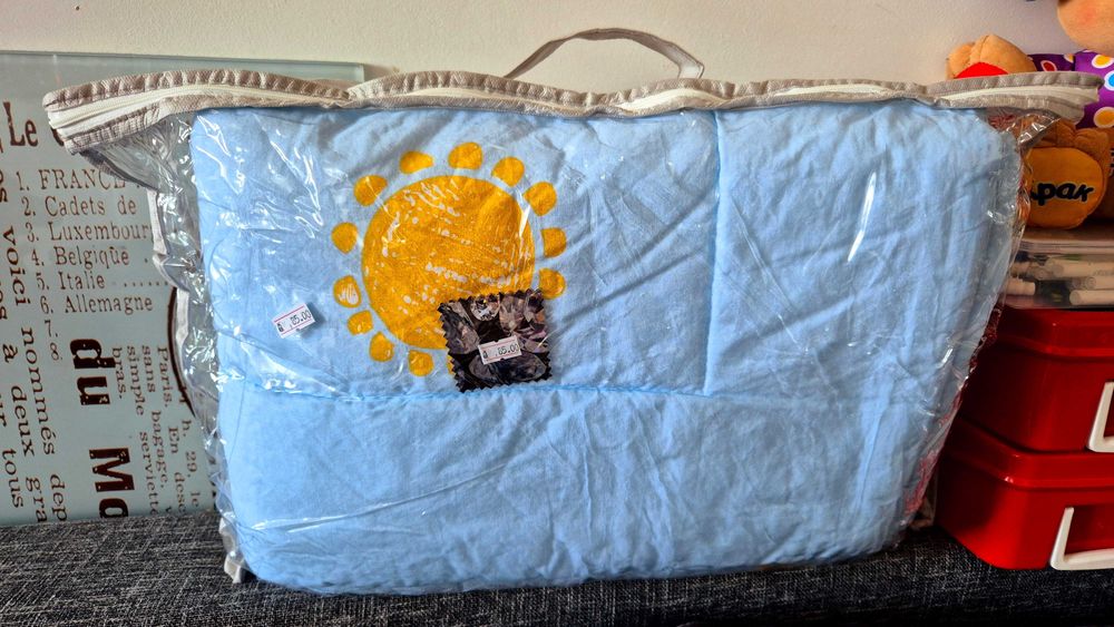 Намалена от 85лв нова завивка и обиколник за легло бебе Лорели