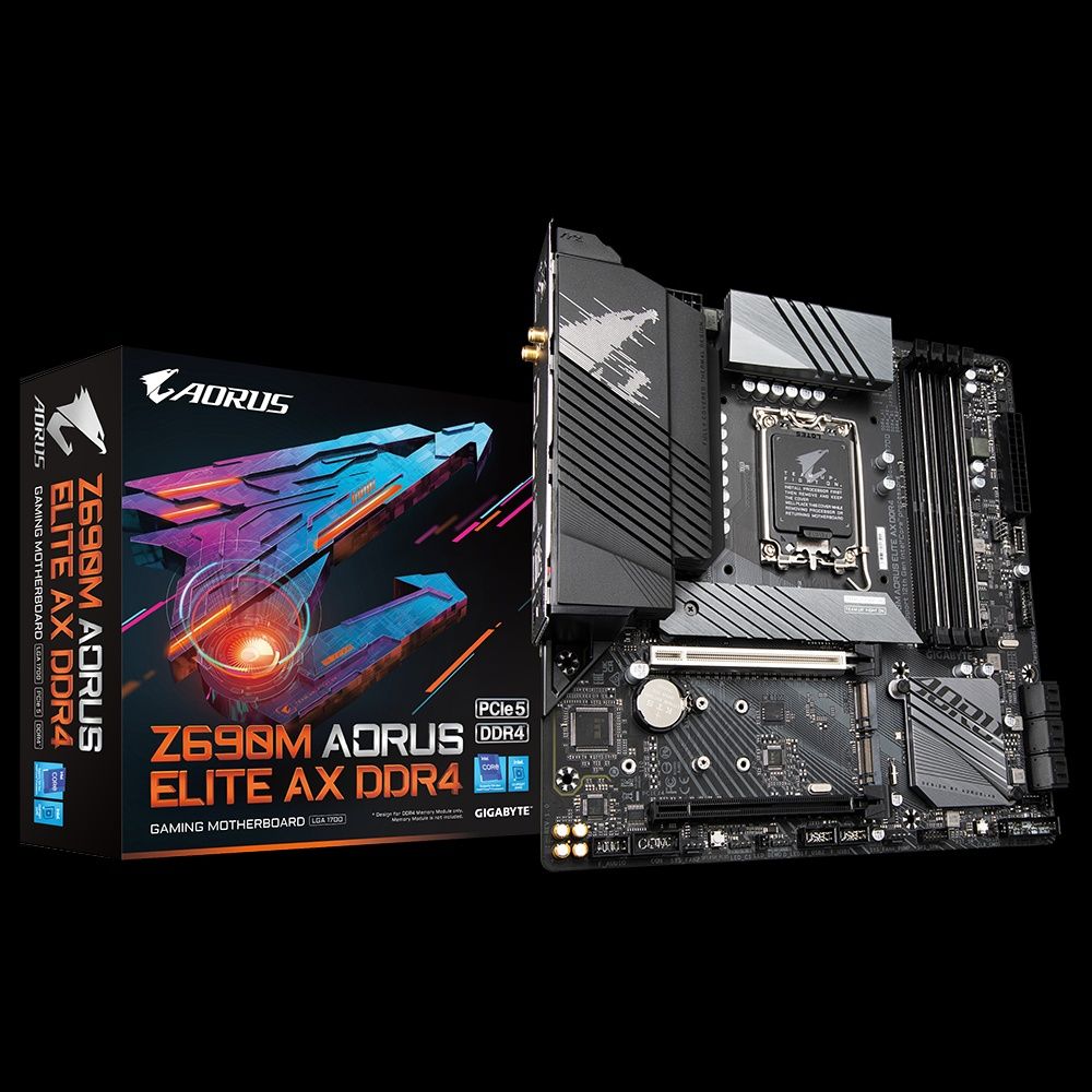 Gigabyte Z690M Aorus Elite AX WiFi дъно за сокет 1700