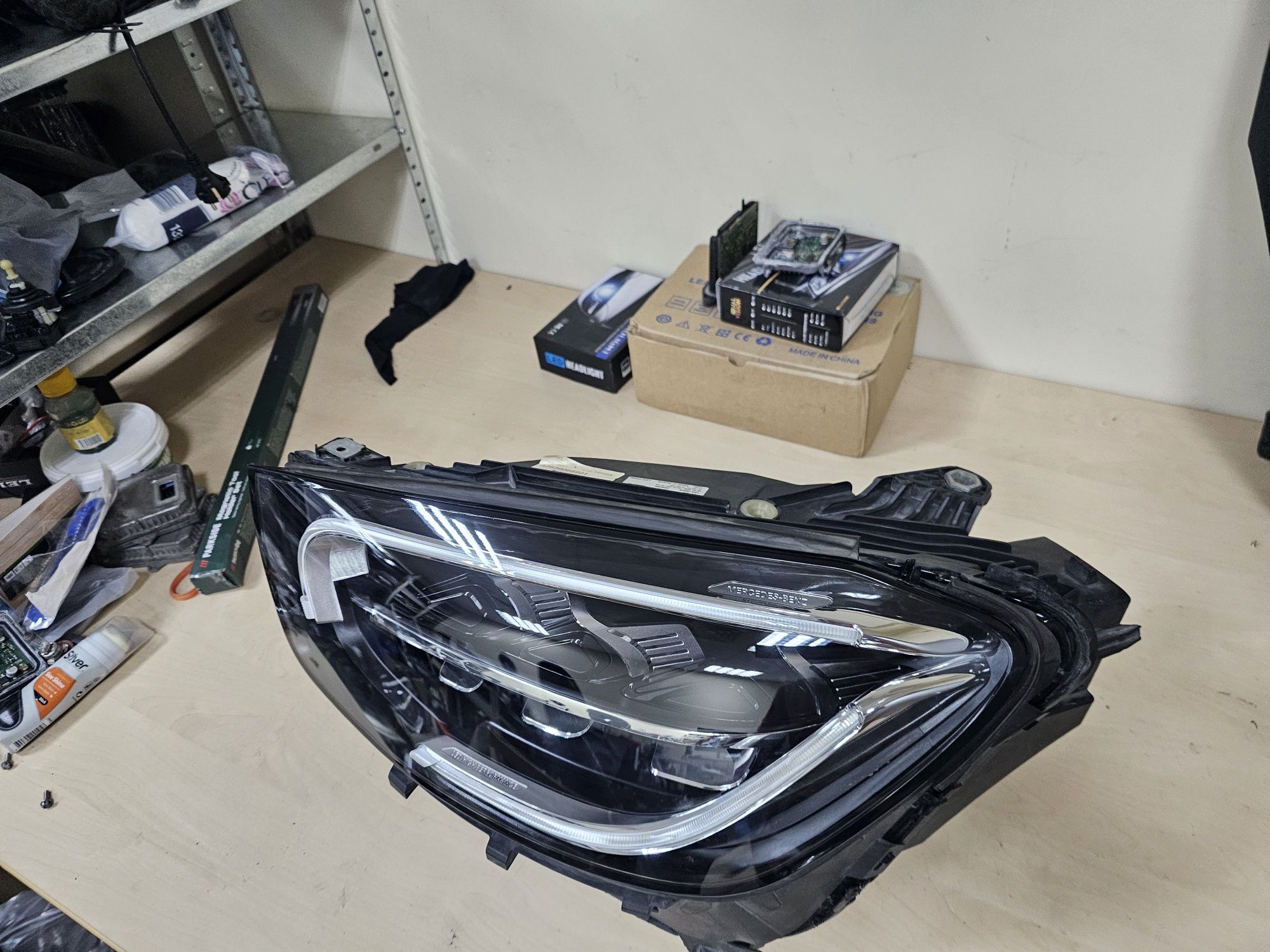 Ляв фар Mercedes GLC W253 LED lqv far мерцедес глц