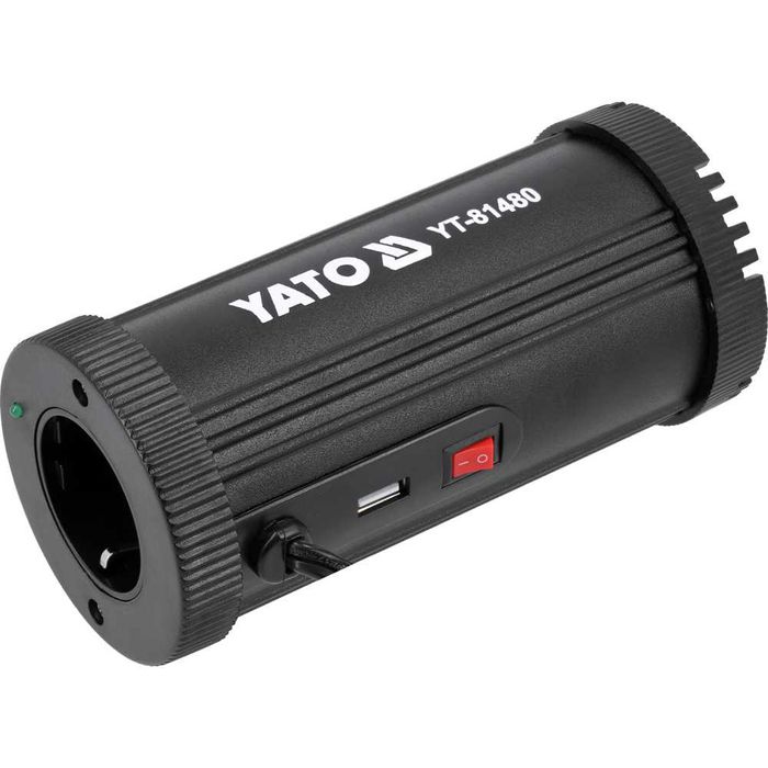 Инвертор на напрежение YATO, 12V - 230 V, 150 W