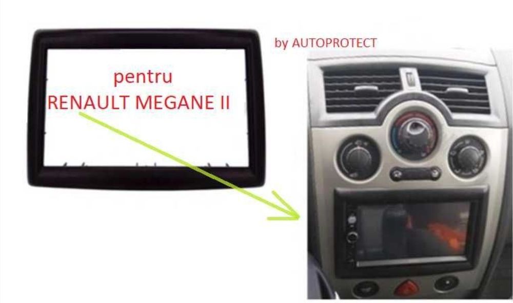 Rama dedicata Renault Megane pentru aparate cu ecran 7 inch 2DIN MP5
