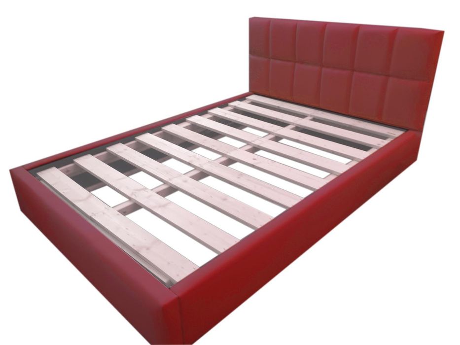 Pat Tapițat NOU pe Structura de Lemn| Transport GRATUIT