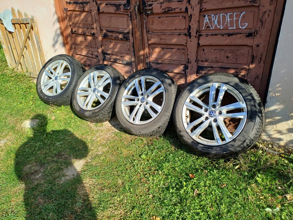 Jante aliaj 17"orig.Vw/Audi/Skoda/Seat anv.Iarna 215/55/17