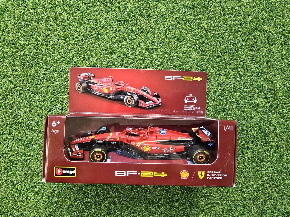 Shell ferrari 2025 F1 Sf-24 499P радиоуправляема количка