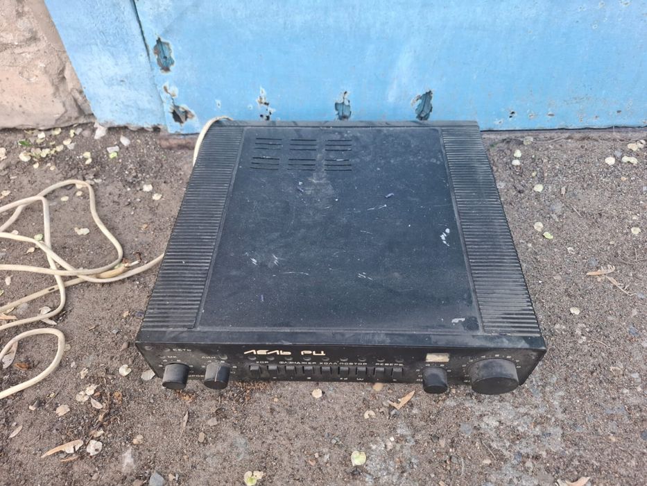 Усилитель звука, микшерный пульт 8канальный, ревер Лель