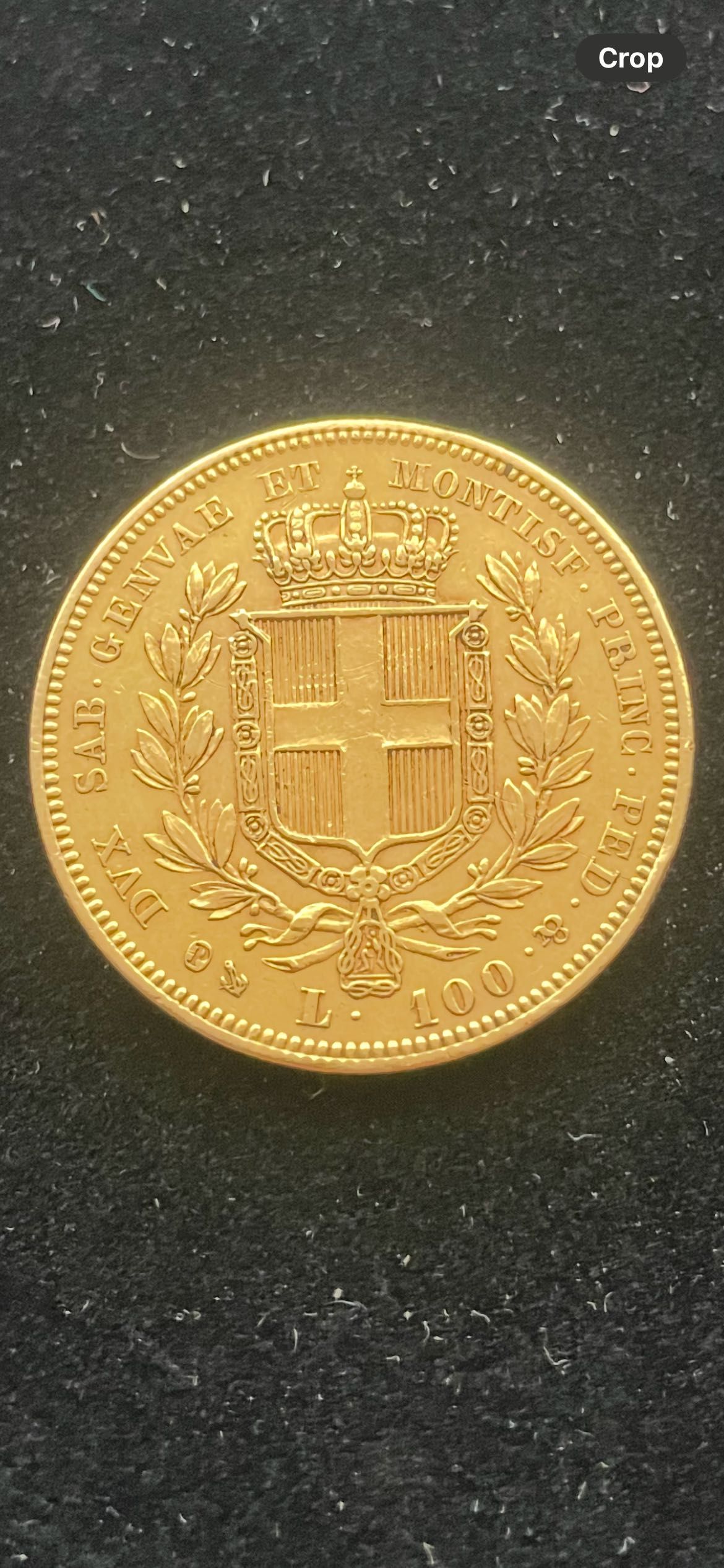 32.25 грама 21,6 карата златна монета