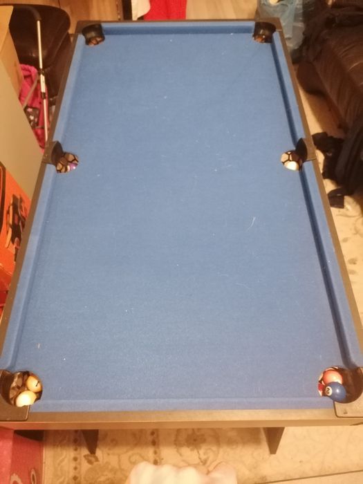 Set de masa, 15 în 1, jocuri fotbal, biliard, tenis, 123 cm