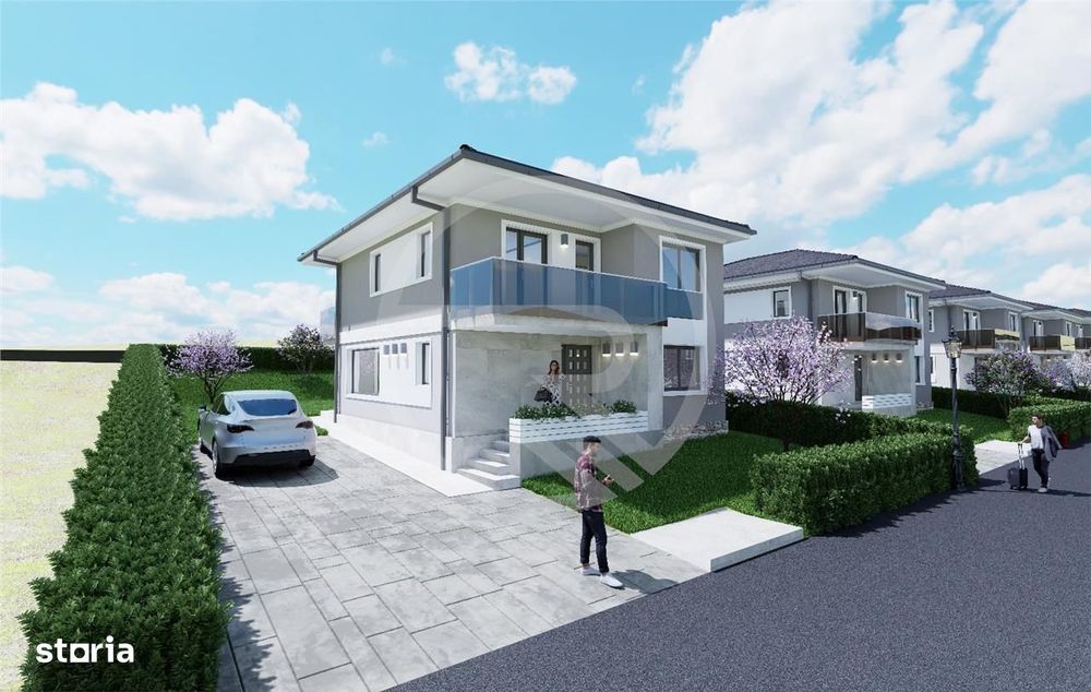 Casa Individuala situata in Chinteni,120 mp utili + suprafata teren 50