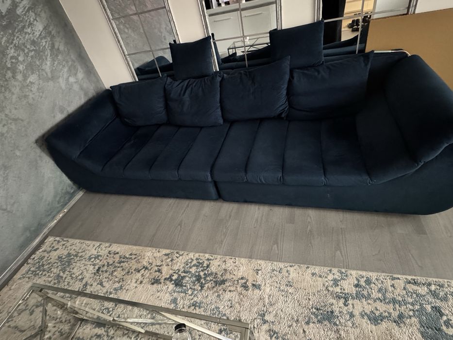 Canapea catifea party de 6 persoane