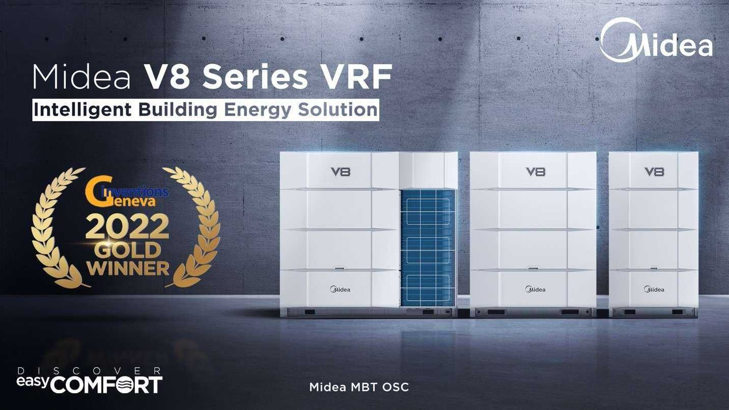 Новая VRF система Midea V8 PRO | Full DC Inverter | 45 кВт | ВРФ