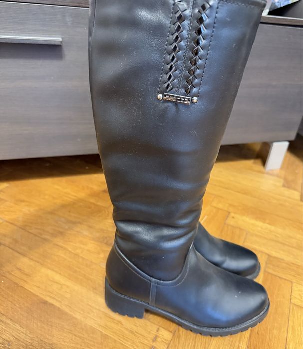 Дамски високи ботуши с грайфер 37 номер