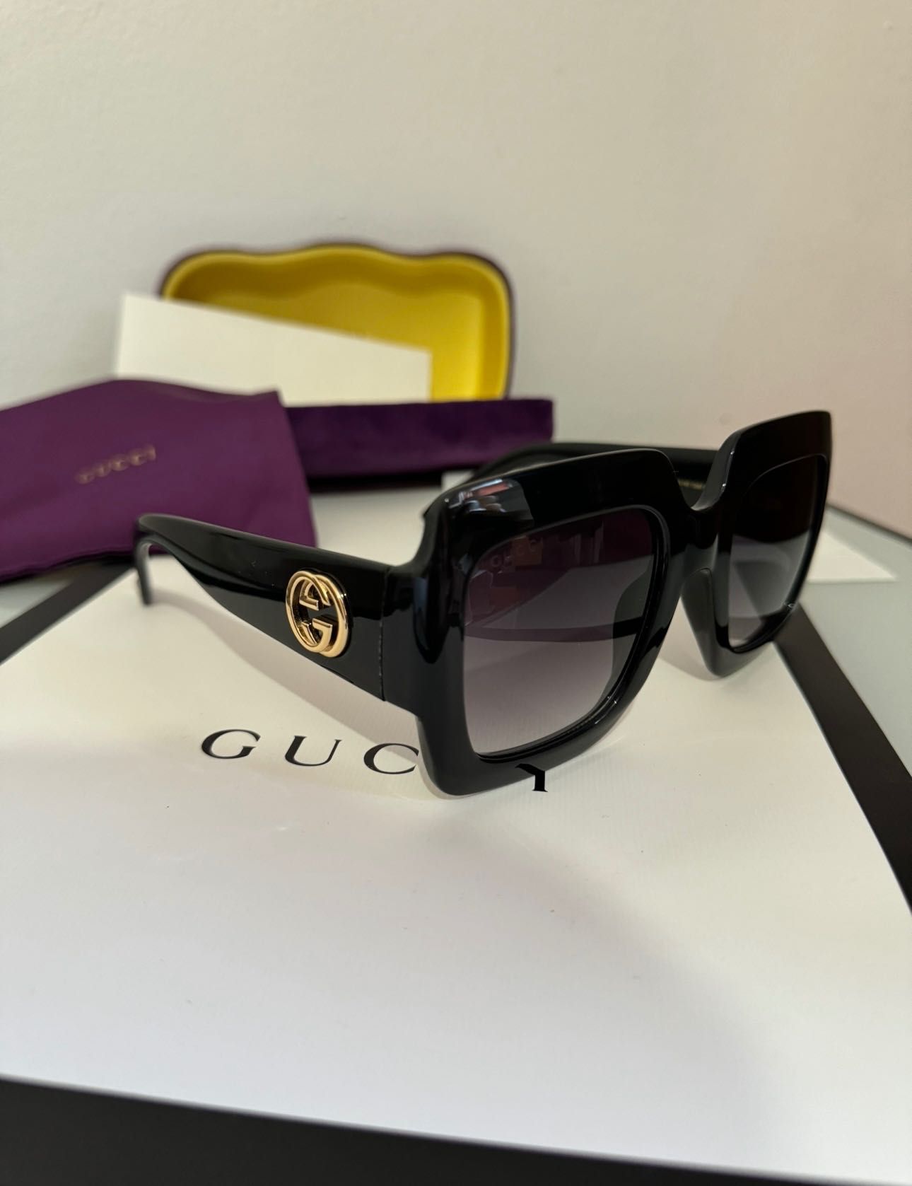 Ochelari de soare originali cu factura Gucci GG0053S NOI