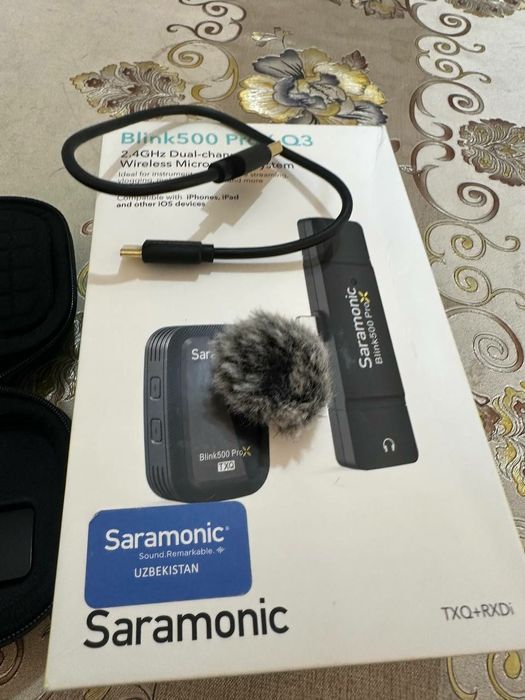 Saramonic blink 500 pro q3 mikrafon, mobilografiya