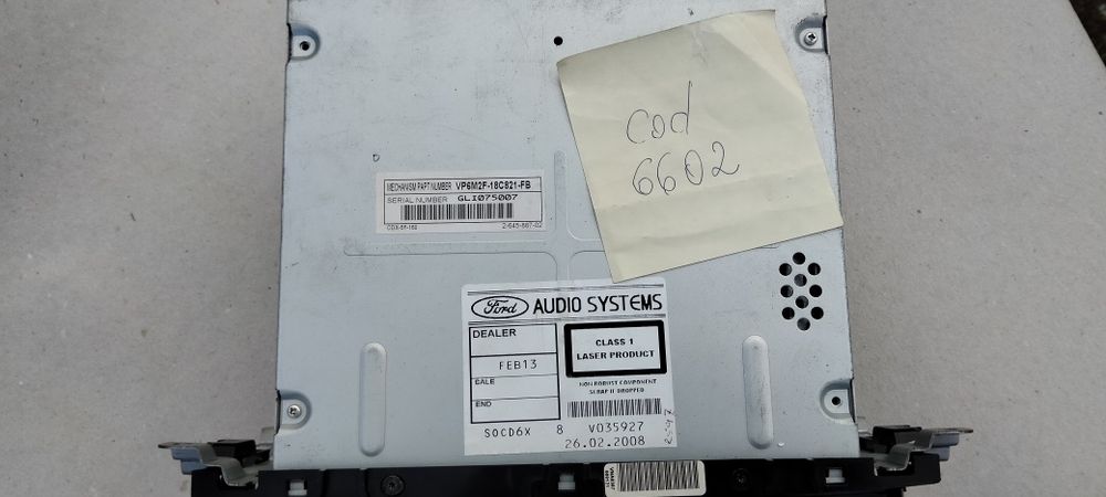 Radio cd Sony Ford
