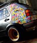 Autocolant BOMB - color sau alb-negru!