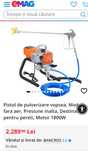Pompa/aparat de vopsit/zugrăvit aireless pe piston