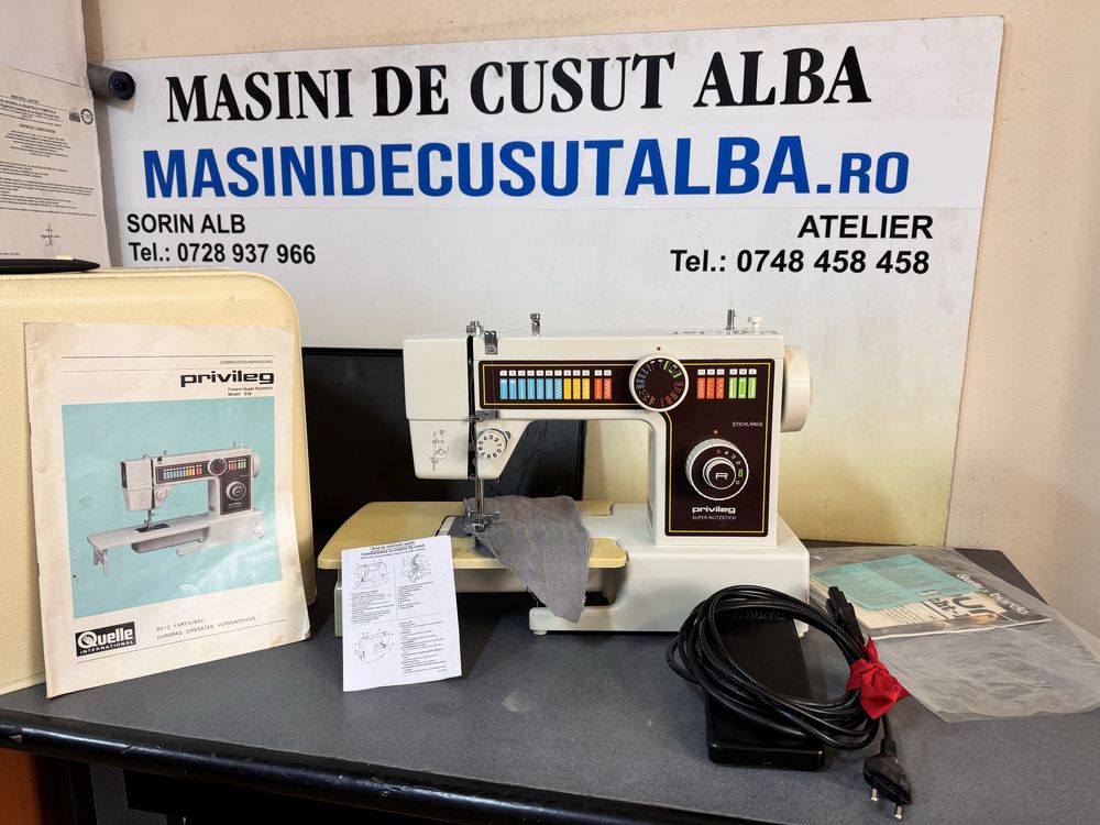 Masina de cusut Privileg cu piese metalice