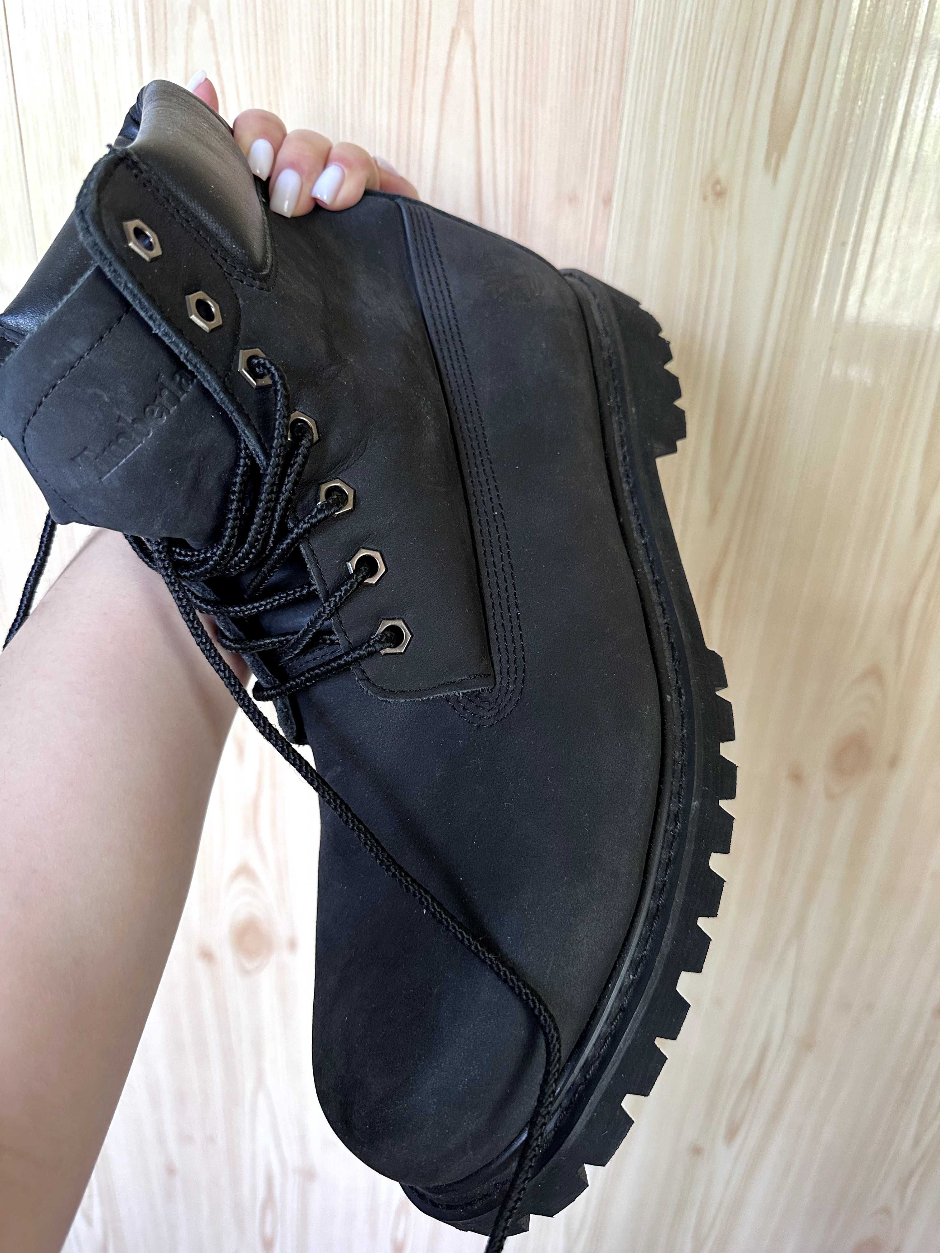 Timberland Мужские черные ботинки (оригинал) куплены в Корее 44 размер