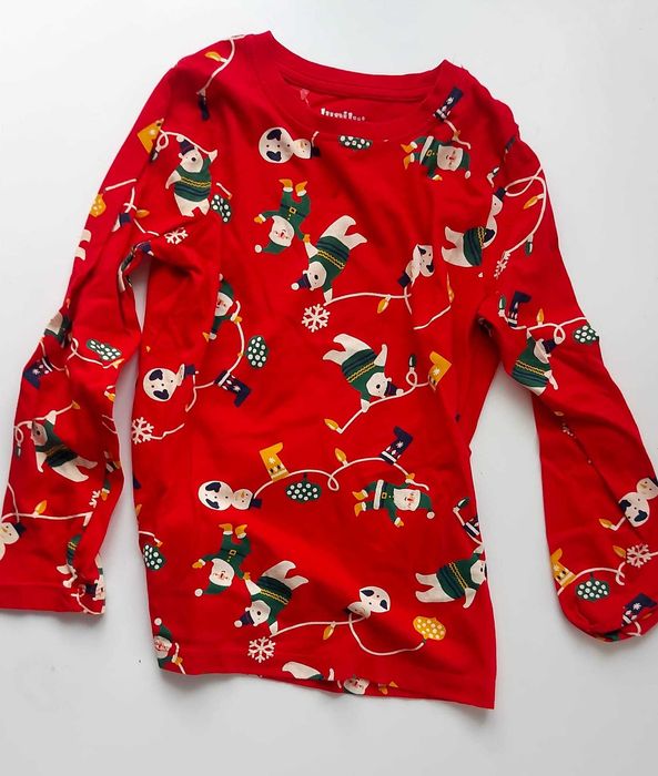 Set pijama si colanti de Craciun pentru copii