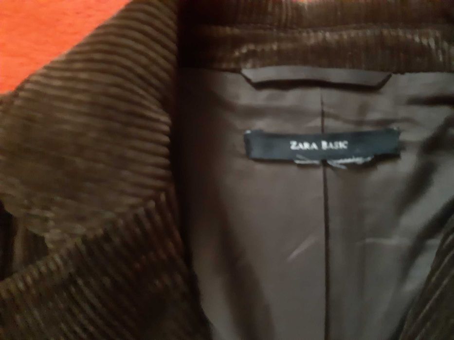 Sacou din velur, marca Zara,culoare maro