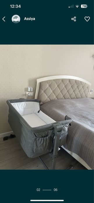 Детская кровать манеж