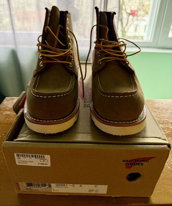 Ghete Red Wings barbati olive noi