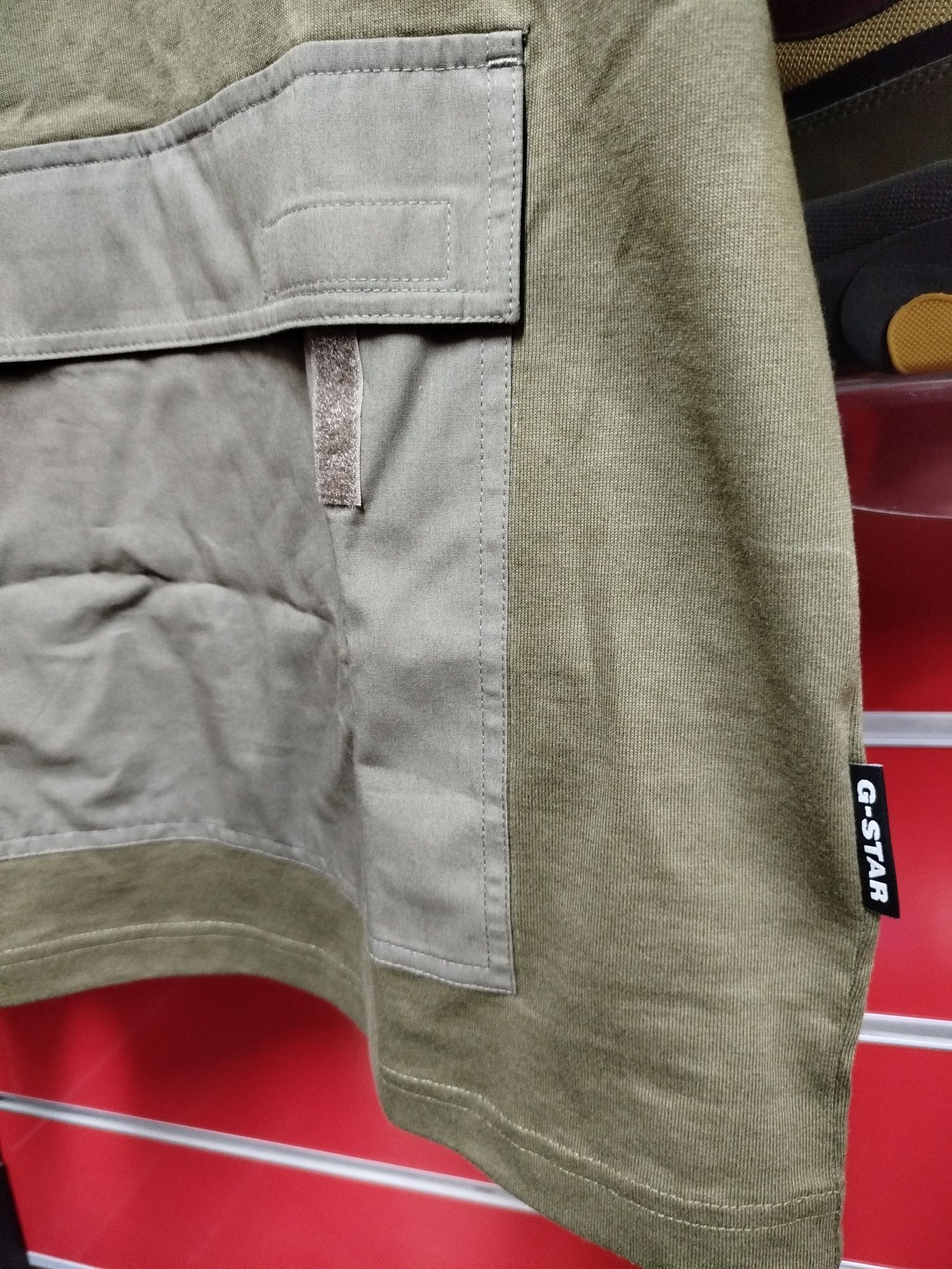 Оригинална тениска G-Star Raw Fabric Oversized S , M cargo нова мъжка
