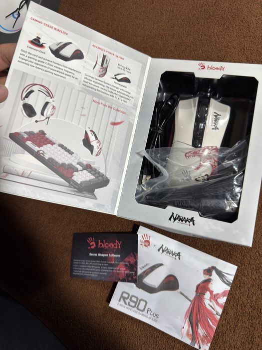 Беспроводной мышь BLOODY r90 plus NARAK edition