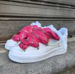 Nike air force 1 rope pink zip