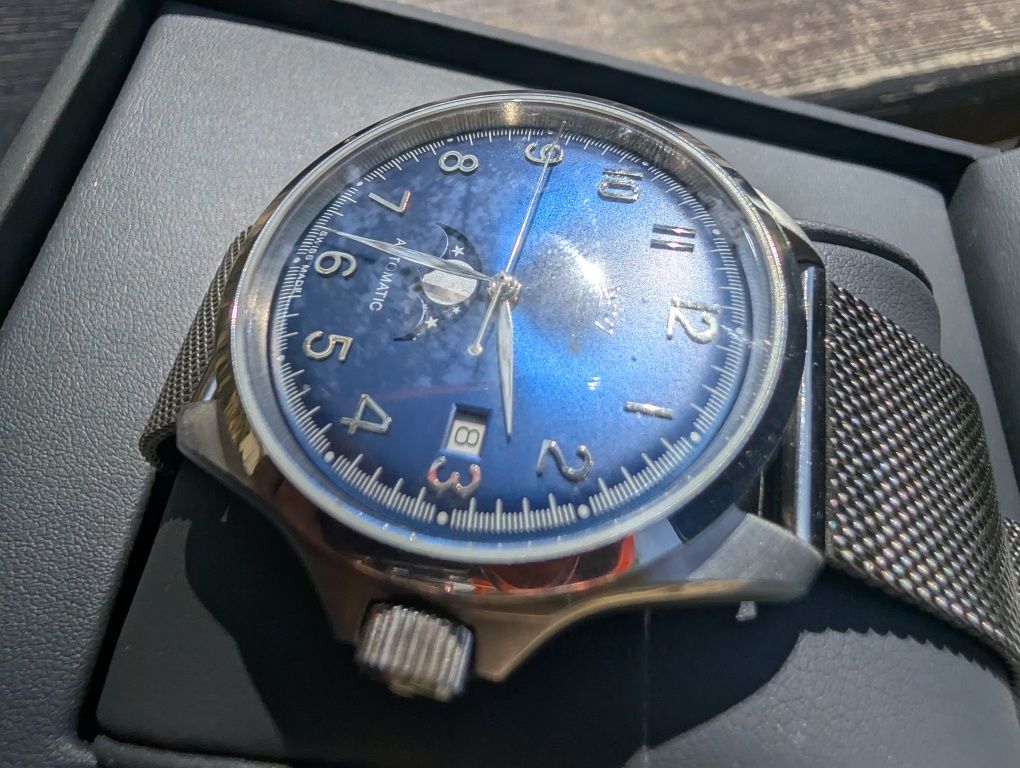 Hamilton eta 2893 43mm glycine 41mm c висок клас eta