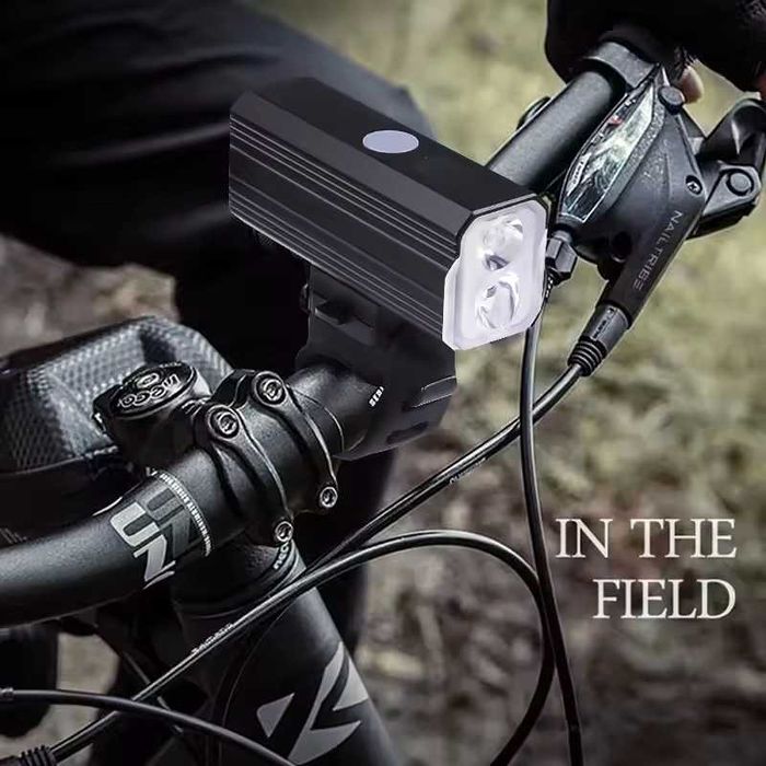 Предна LED светлина за велосипед, USB-TYPE-C, 800LM, 2600mAh, Алуминий