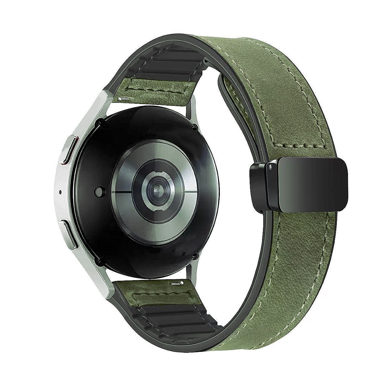 Кожена силиконова каишка за Huawei Watch/Samsung/Garmin/Xiaomi/Apple