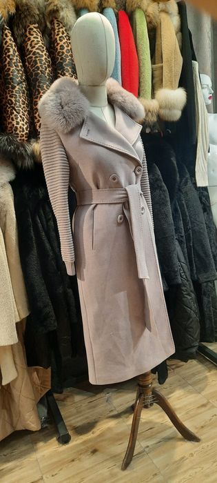 палта от естествен косъм/манта/якета