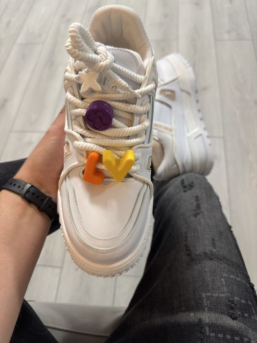 Adidasi Barbati LV Maxi Trainer Alb & Crem!