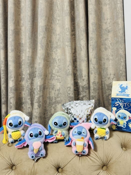 Labubu stitch cu accesoriu Miniso Disney