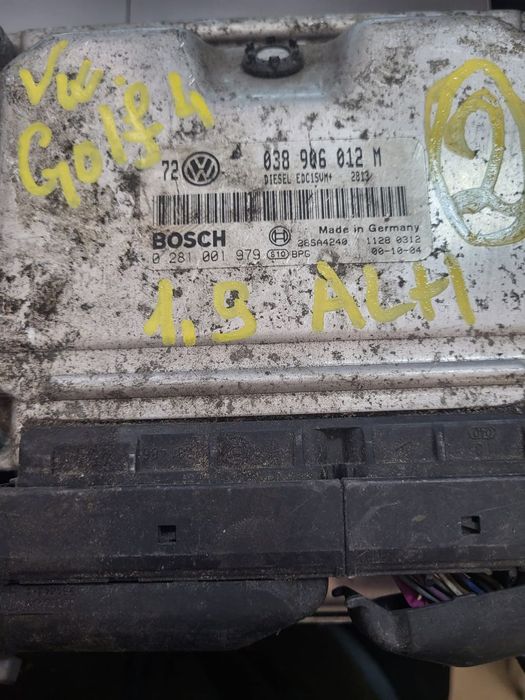 Calculator motor, cod 038906012M, 0281001979, Vw Golf 4 Variant (1J5) 1.9 tdi, ALH