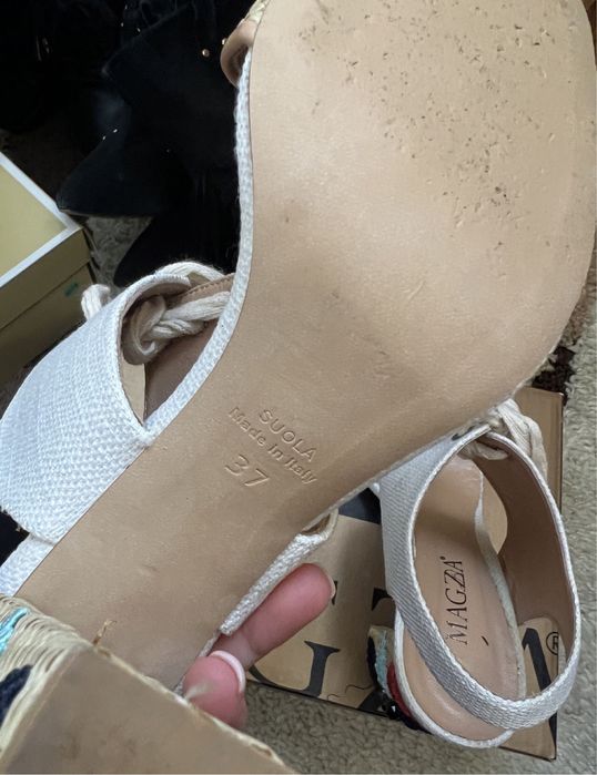 Sandale cu toc masura 37