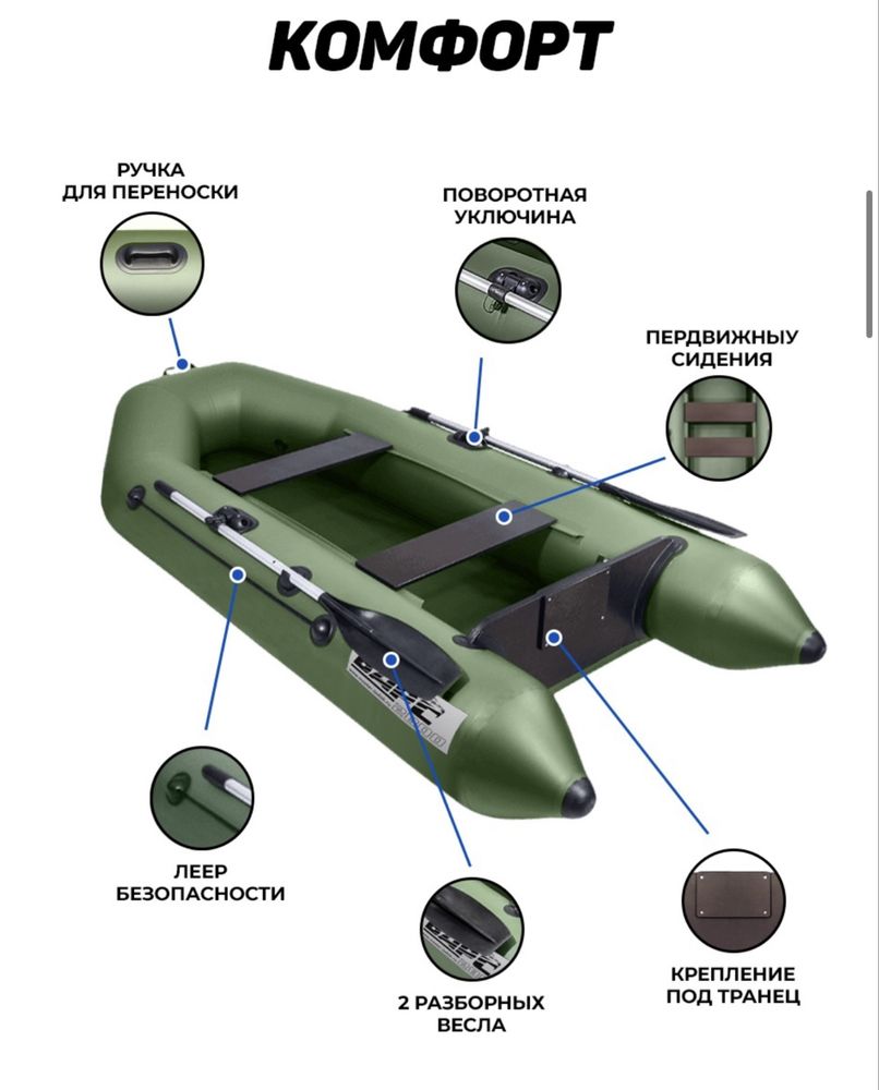 Лодка ПВХ Барс 2800