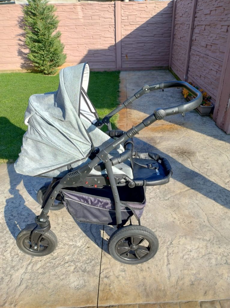 Vând cărucior Krausman Trend Grey Prestige 3  in 1