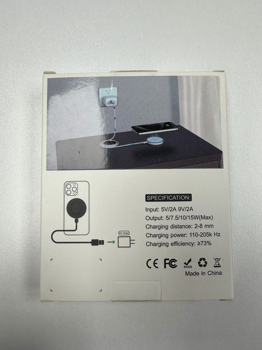 Incarcator Wireless 15W, compatibil iPhone, Samsung, Motorola, Honor