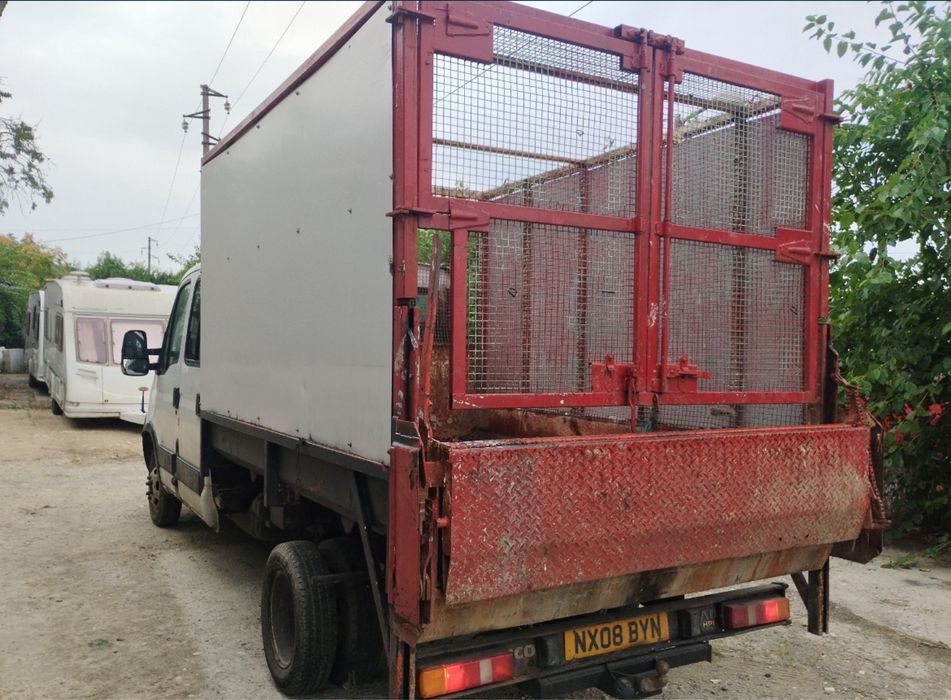 Самосвал 2012 год с падащ борд двойна кабина 3.5 тона