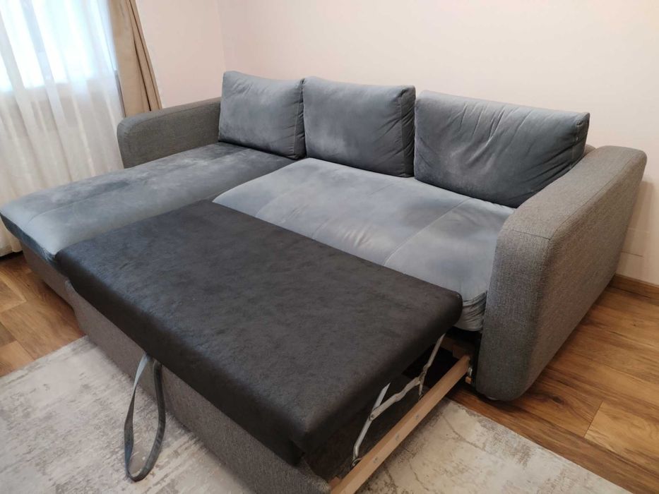 Colțar extensibil cu lada depozitare