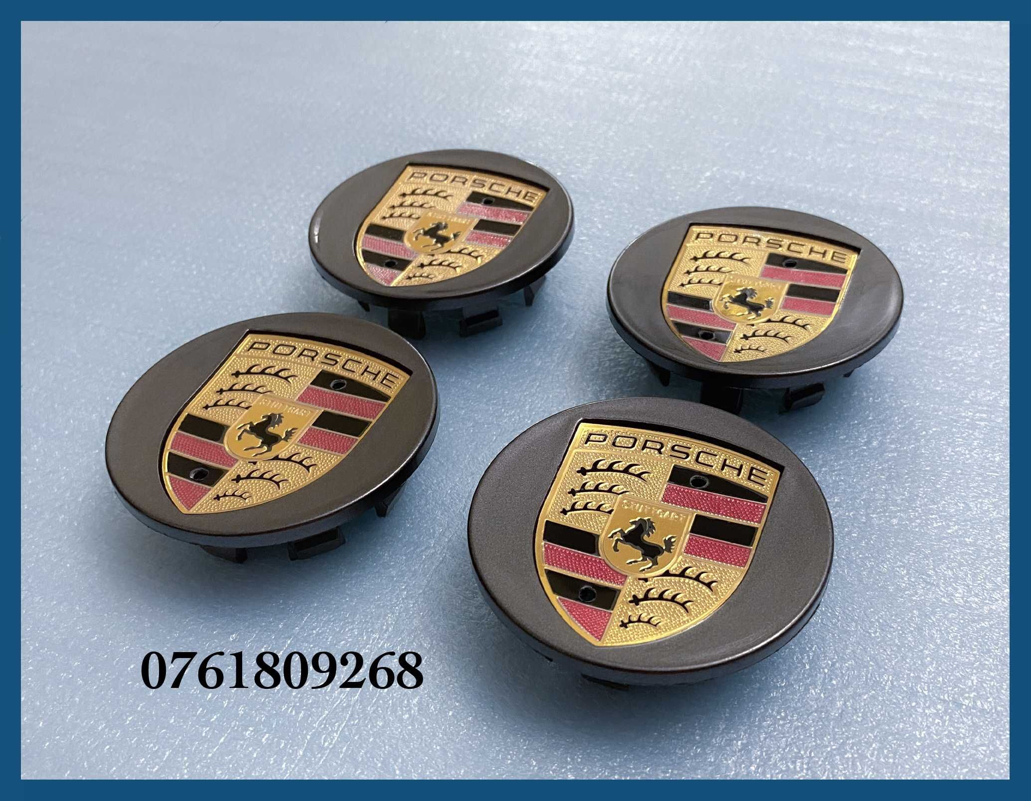 Set 4 capace jante aliaj Porsche Macan 65mm 95B601150 - gri inchis
